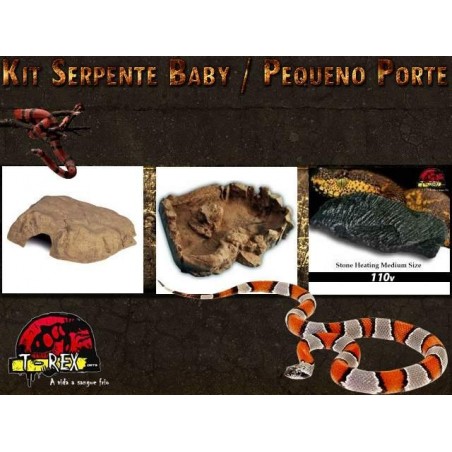Kit Serpentes P | CornSnake | Terrário | Exoterra